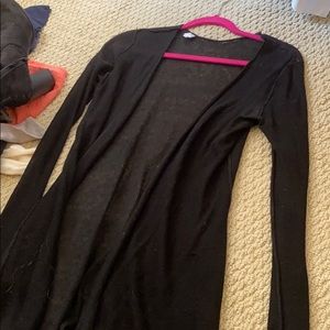 Black cardigan